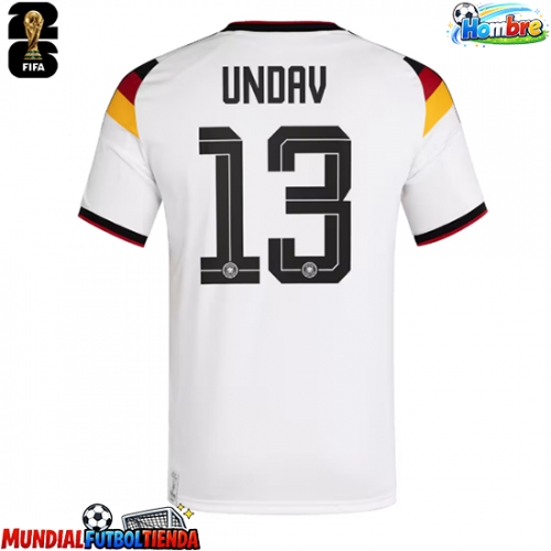 Camiseta Alemania Deniz Undav #13 Primera Equipación Replica Mundial 2026 mangas cortas